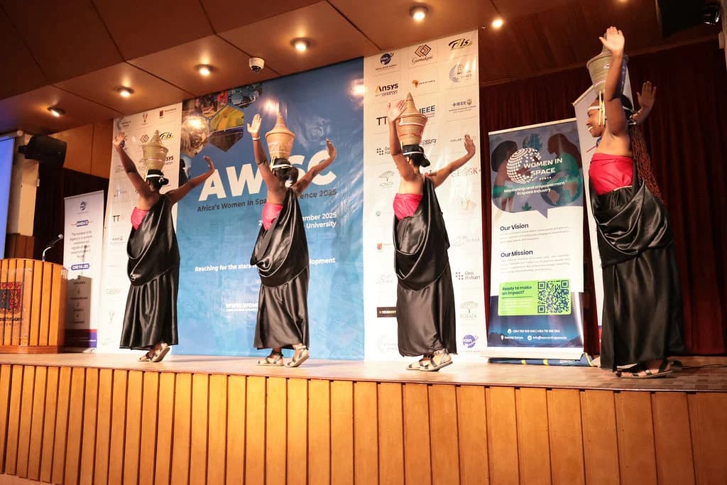 Panel discussion at a past African Women in Space event