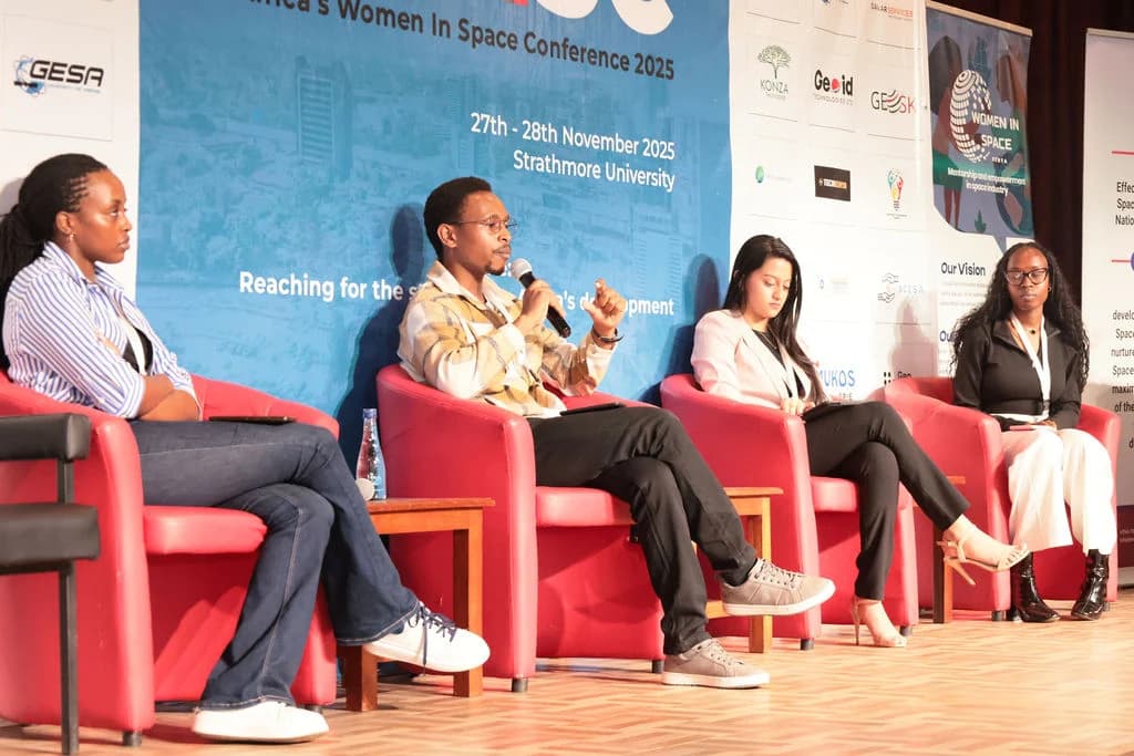 Panel discussion at the African Women in Space Conference