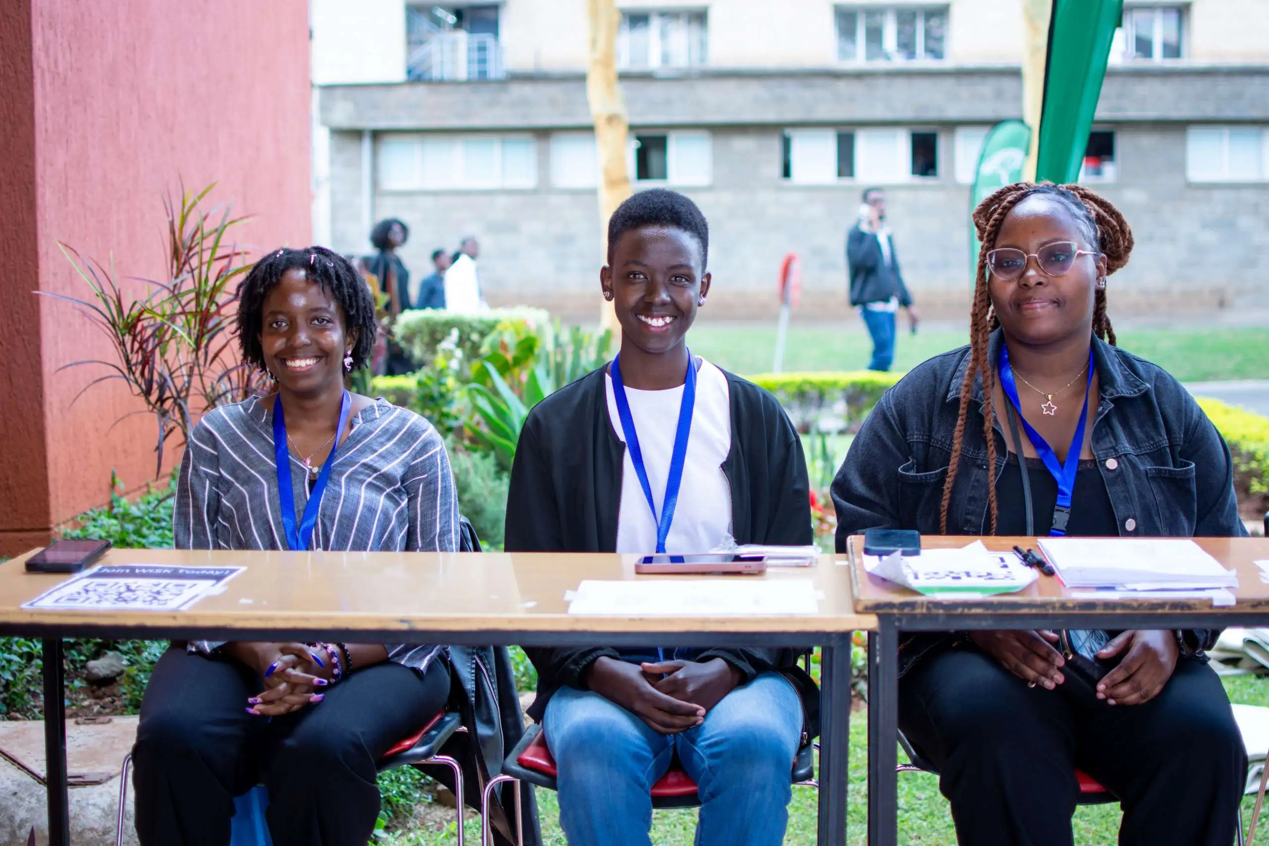 AWIS volunteers at a community event