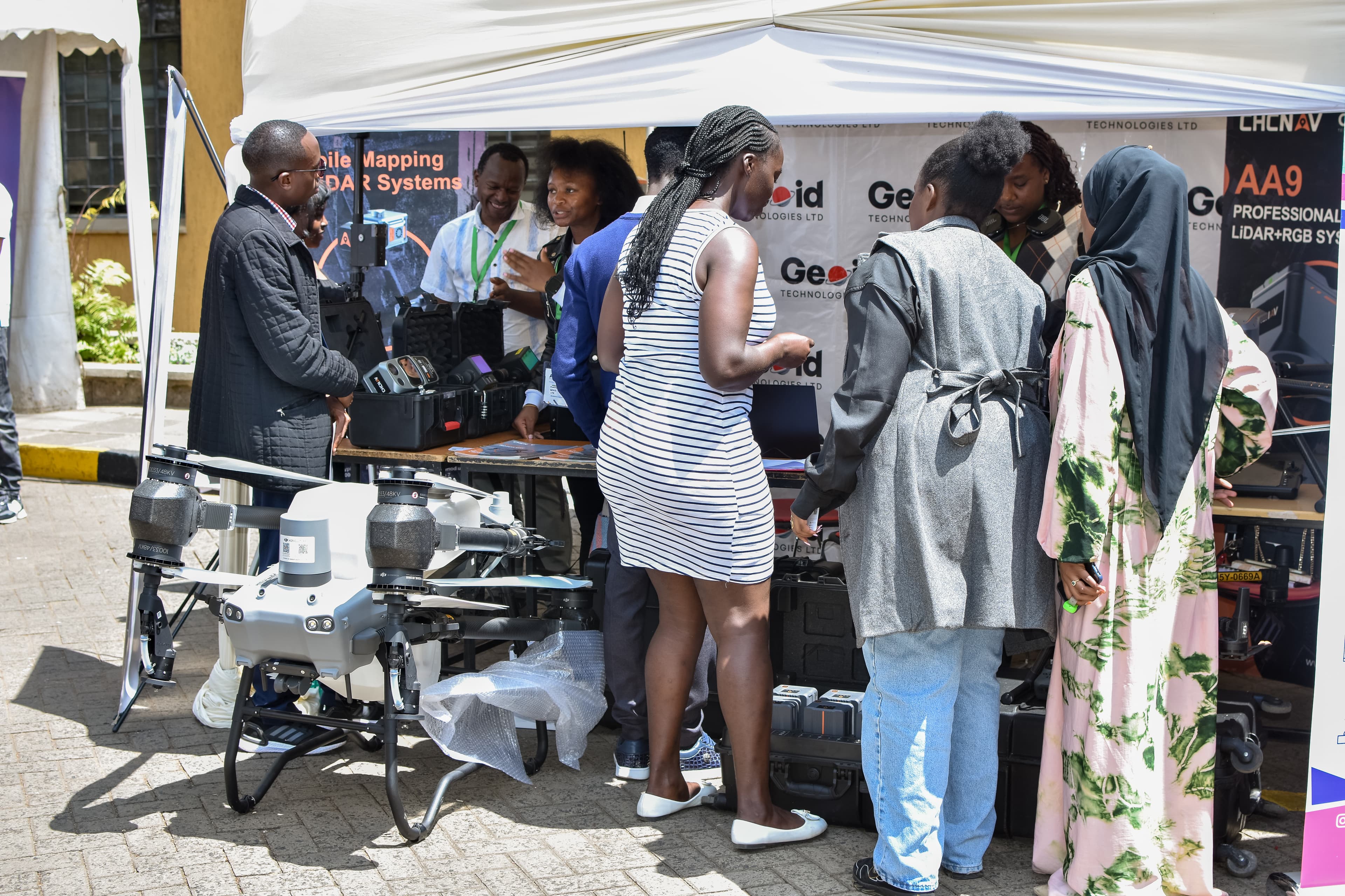 Exhibitor booth at an AWIS conference
